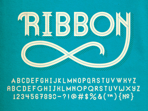 Ribbon+font