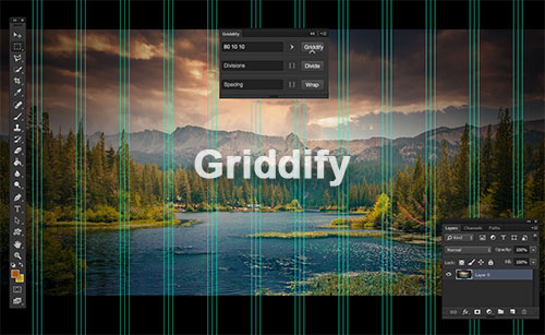Griddify – 快速生成Photoshop参考线扩展工具
