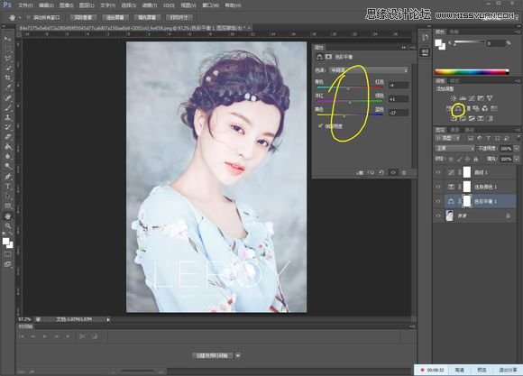 Photoshop结合SAI给古典美女转手绘处理,PS教程,素材中国