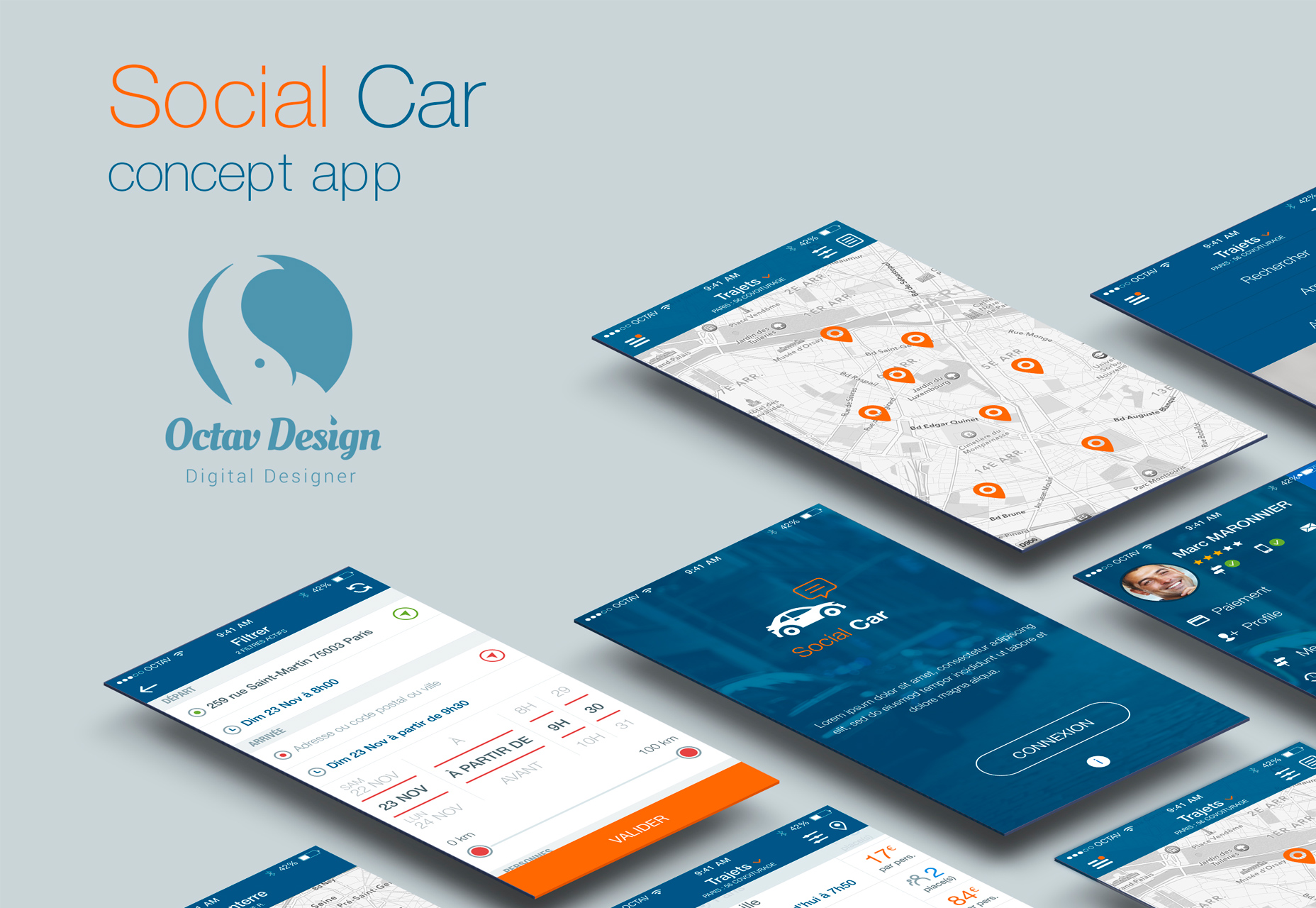 social-car-concept-sketch-ui-kit