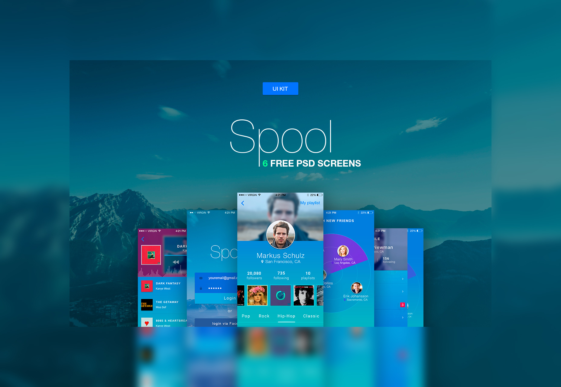 spool-iphone-material-design-ui-kit-psd