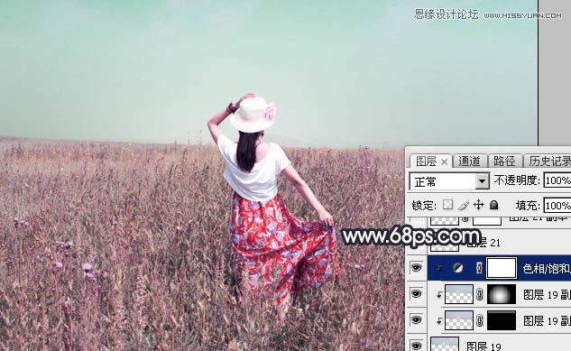 Photoshop调出外景人像唯美逆光效果图,PS教程,