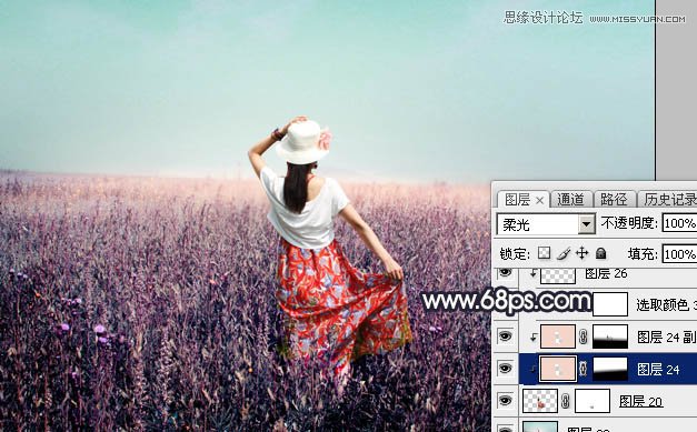 Photoshop调出外景人像唯美逆光效果图,PS教程,