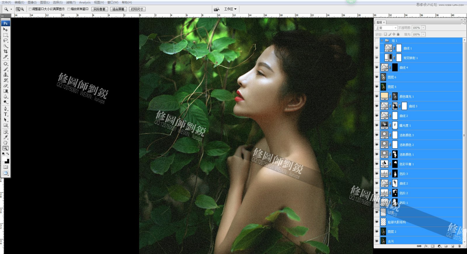 Photoshop调出外景人像唯美的电影胶片效果,PS教程,素材中国