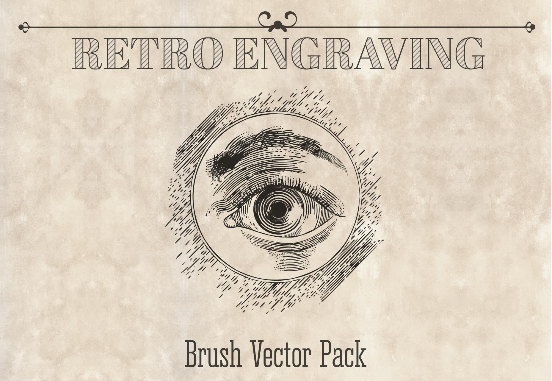 110-vintage-engraving-style-brushes-pack-