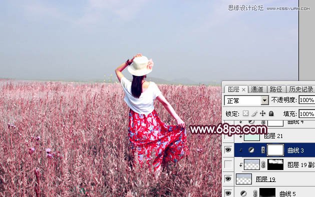 Photoshop调出外景人像唯美的后期艺术效果,PS教程,素材中国