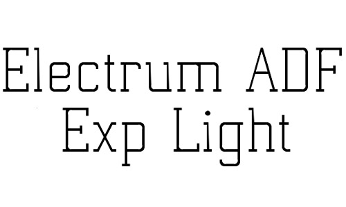 electrum adf free thin fonts