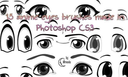 anime eye photoshop brushes