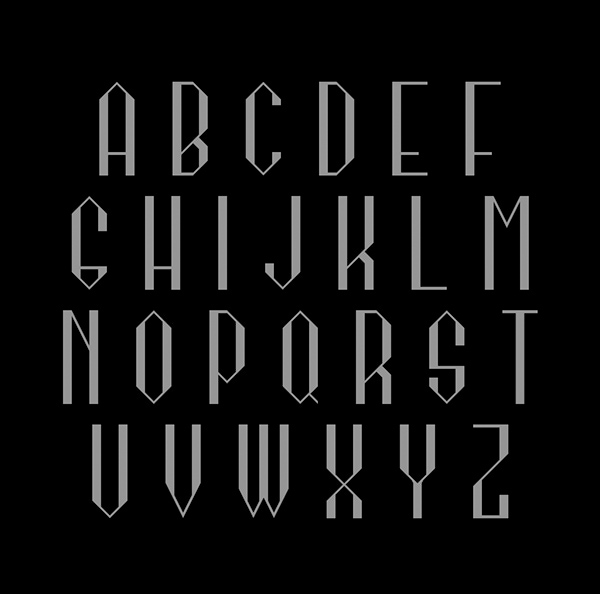 Kagome Font Letters