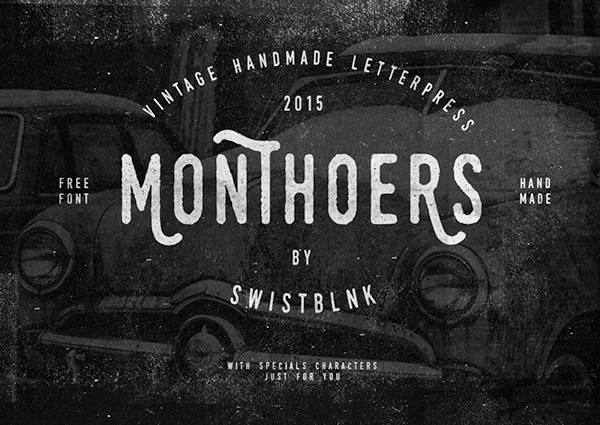 Monthoers Free Font