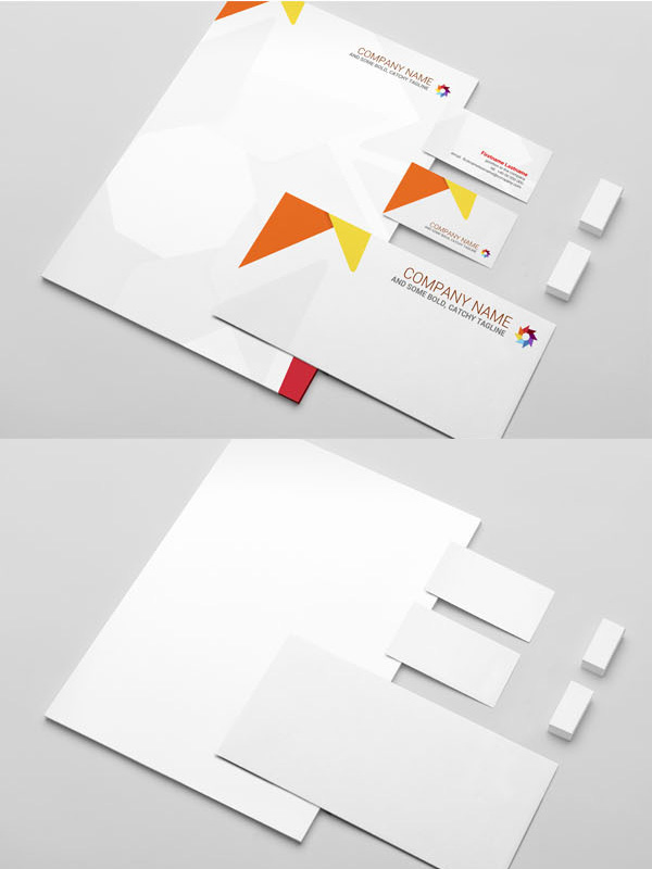 Free Stationery Presentation Mockup