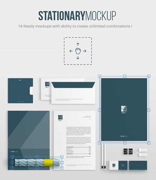 Free Stationery Mockup