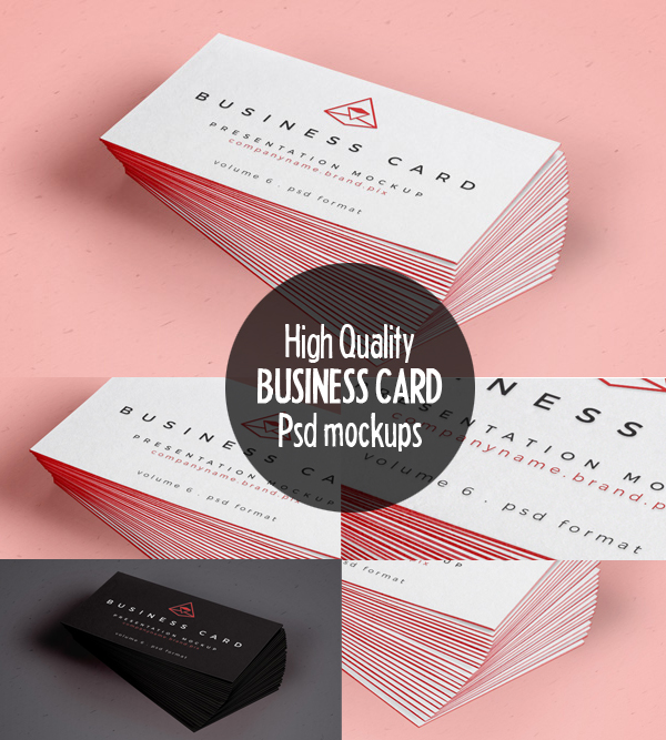 Free Psd Business Card Mock-Up