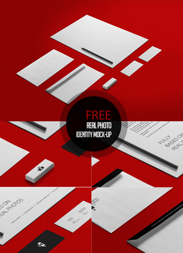 Free Real Photo Identity Mock-Up