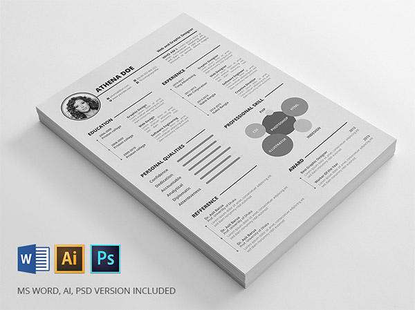 Resume Freebie by Mahmud Saeef