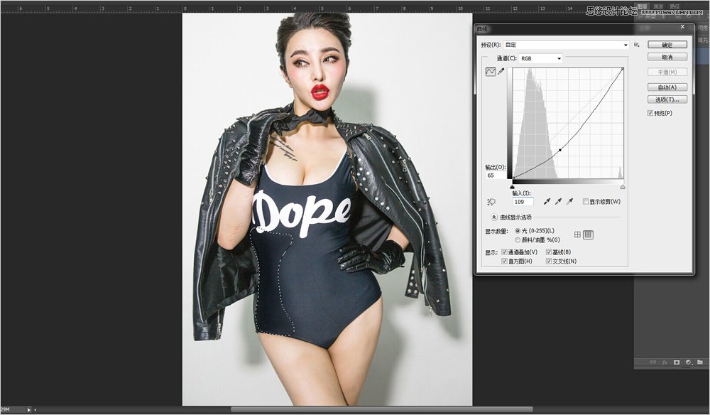 Photoshop通过液化工具打造完美的人像效果,PS教程,素材中国