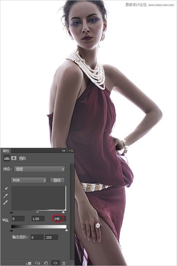 Photoshop调出美女模特诱人的咖啡肤色,PS教程,素材中国