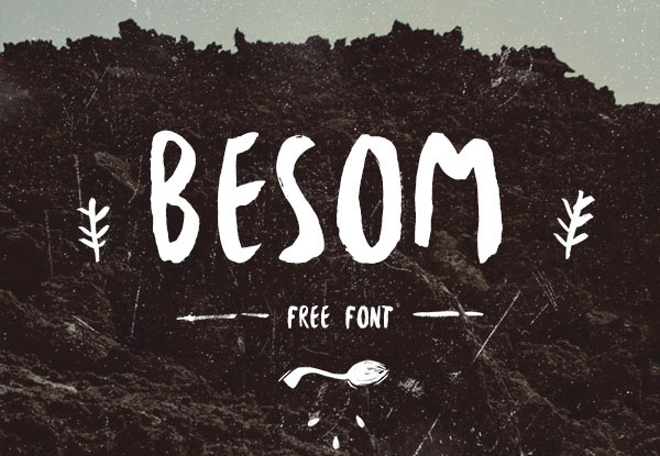 Besom-FREE-Brush-font