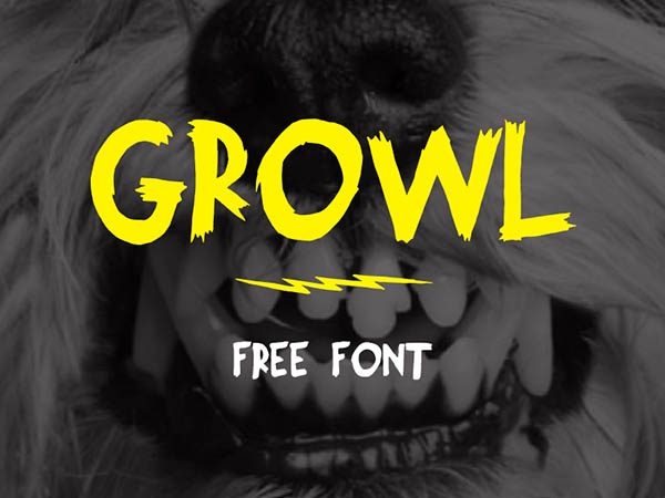 Growl-Free-Font