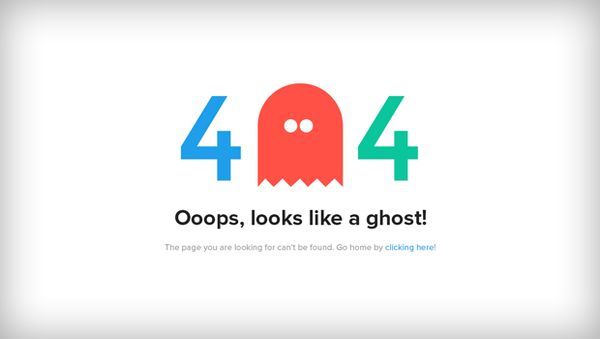 Free 404 Error Page PSD Template