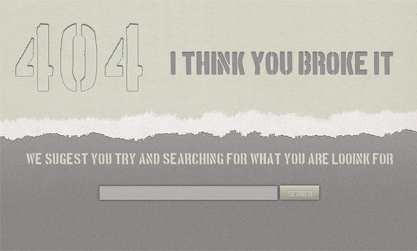 404 ERROR PAGE FREE PSD WEB ELEMENT FREE PSD WEB ELEMENT