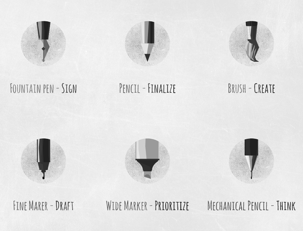 Free Polygon Flat Writing And Drawing Equipment Icon Set