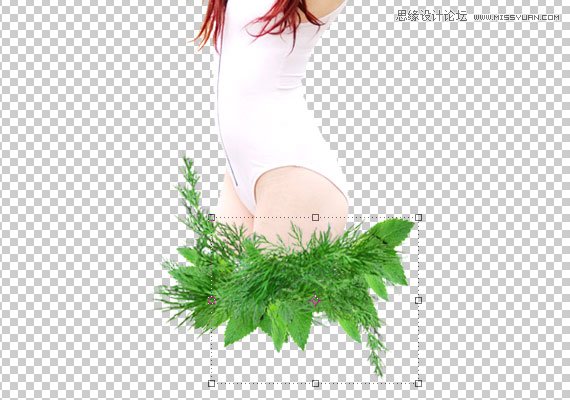 使用Photoshop合成藤蔓装饰的少女场景图教程