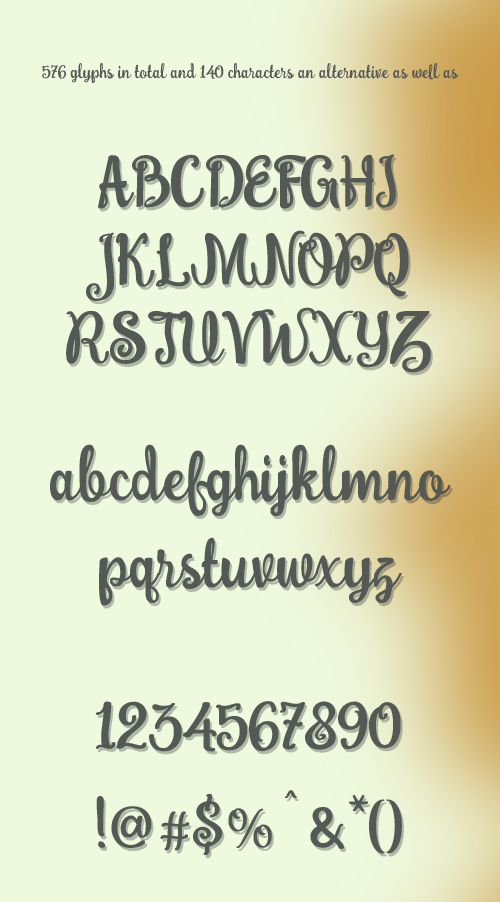 Bobbie Font - Letters