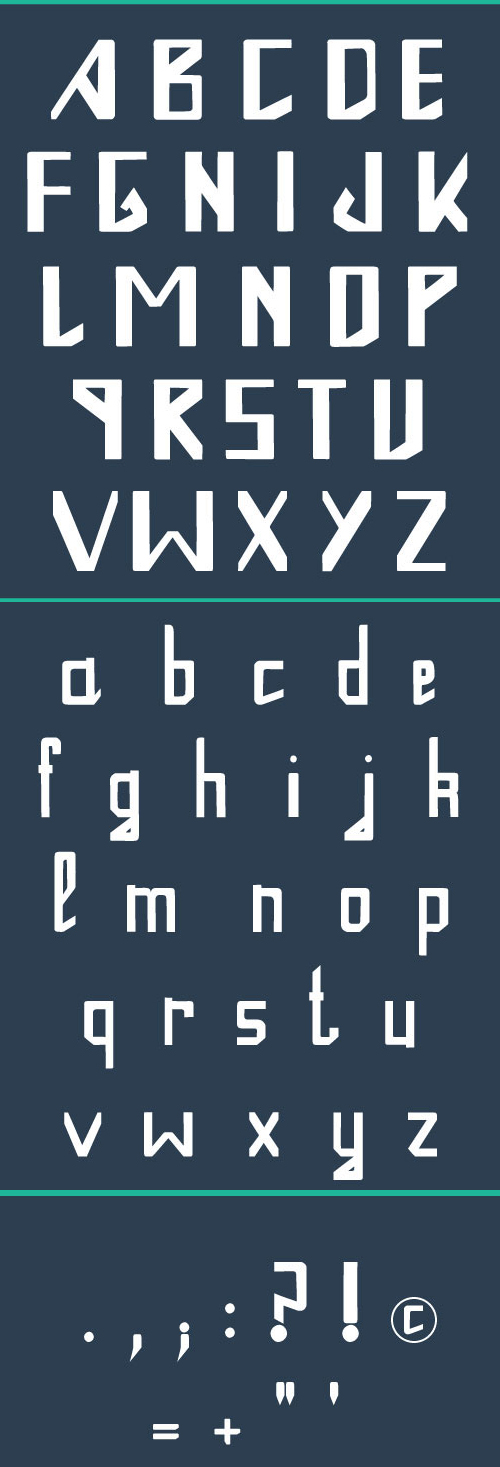 One Font Letters