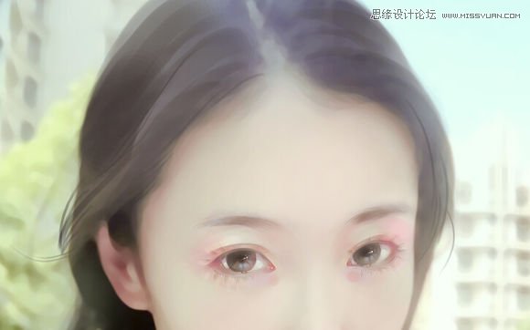 Photoshop把人像美女照片转成唯美的手绘效果,PS教程,素材中国