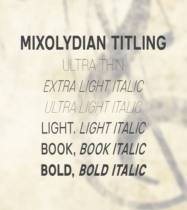 Mixolydian Titling free fonts
