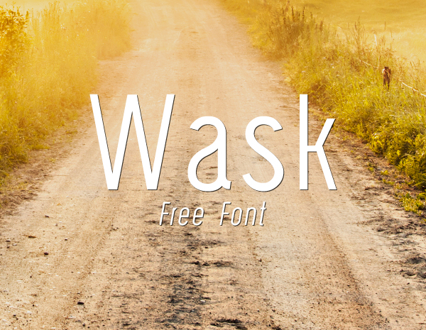Wask free fonts