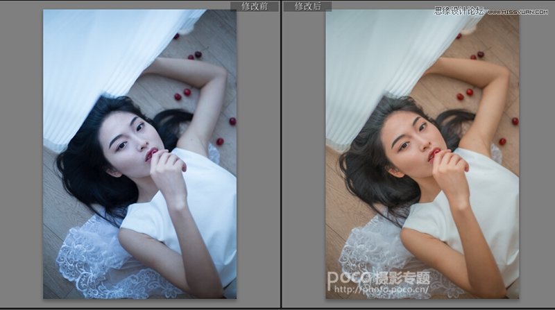 Photoshop制作复古风格的私房照人像效果,PS教程,素材中国