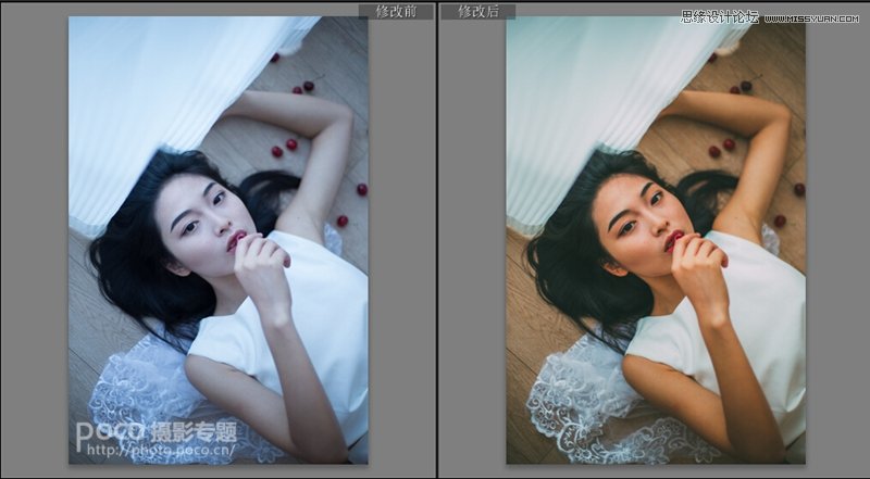 Photoshop制作复古风格的私房照人像效果,PS教程,素材中国