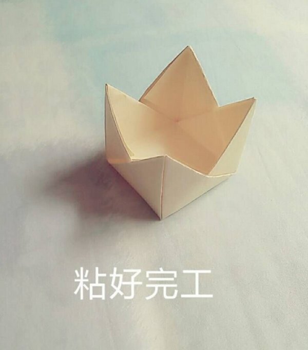折纸盒子大全图解-皇冠盒子-设计经验\/教程分享