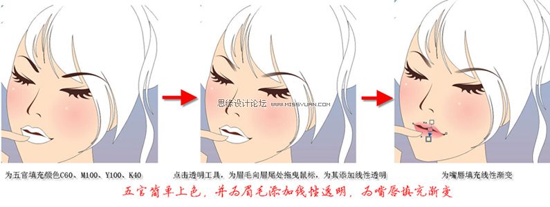 CorelDraw绘制漂亮的矢量MM教程,PS教程,