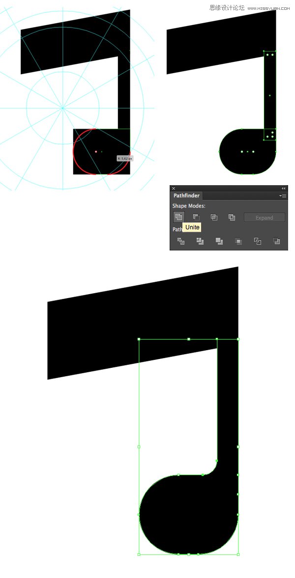 Illustrator绘制扁平化风格的软件图标教程,PS教程,素材中国网