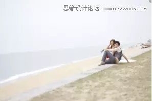 Photoshop调出有层次感的海边写真照片,PS教程,素材中国网