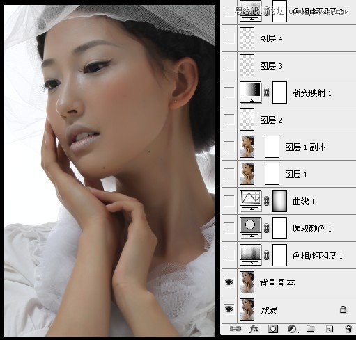 Photoshop给偏暗色人像照片添加甜美逆光效果,PS教程,素材中国网