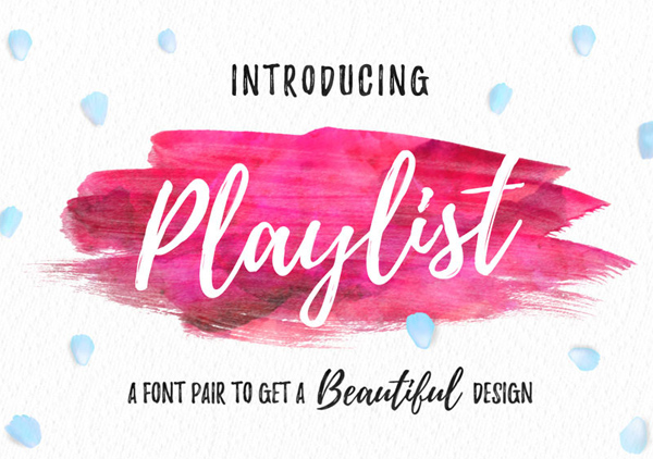 Playlist Free Font