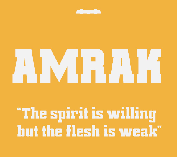 Amrak Free Font