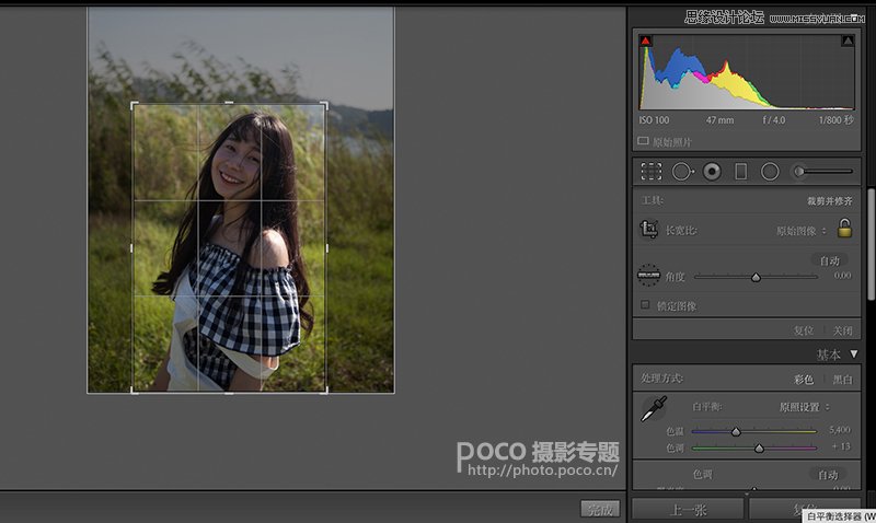 Photoshop快速修复夏季外景曝光不足的照片,PS教程,素材中国网