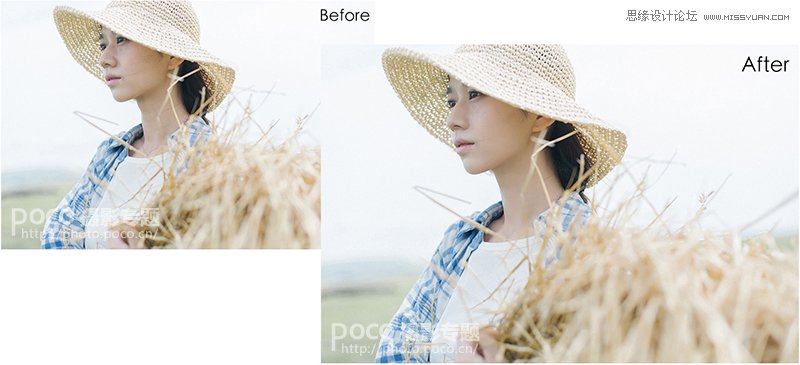 Photoshop结合LR调出人像照片日系清新效果,PS教程,素材中国网