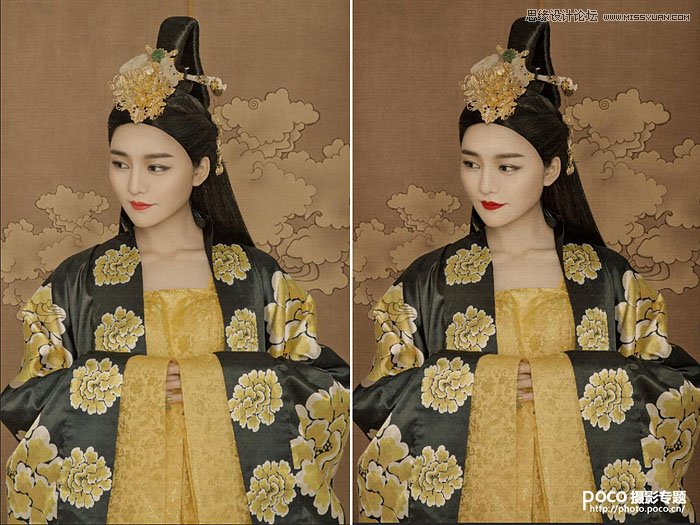 Photoshop制作人像照片中国风工笔画艺术效果,PS教程,素材中国网