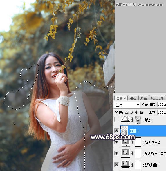 Photoshop给外景人像照片添加阳光装饰效果,PS教程,素材中国网