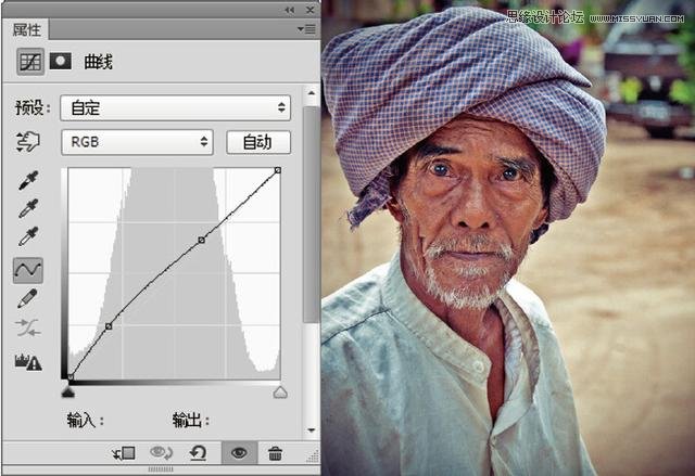 Photoshop调出人文照片质感的HDR效果,PS教程,素材中国网