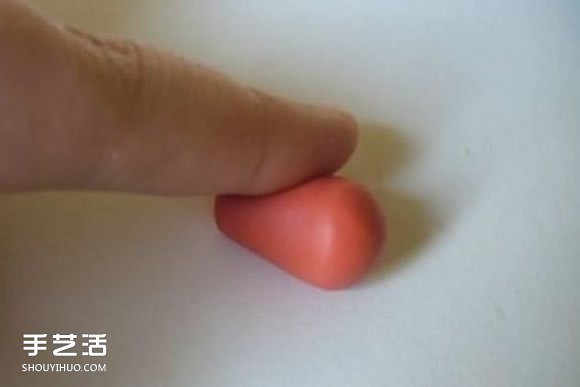 超轻粘土胡萝卜制作 手工DIY粘土胡萝卜图解 -  