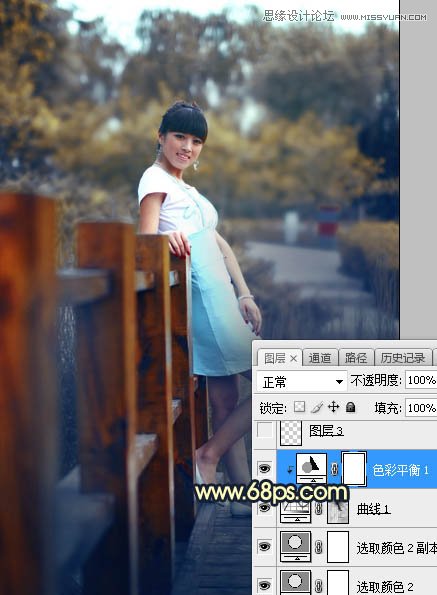 Photoshop给外景人像添加唯美的夕阳景色,PS教程,素材中国网