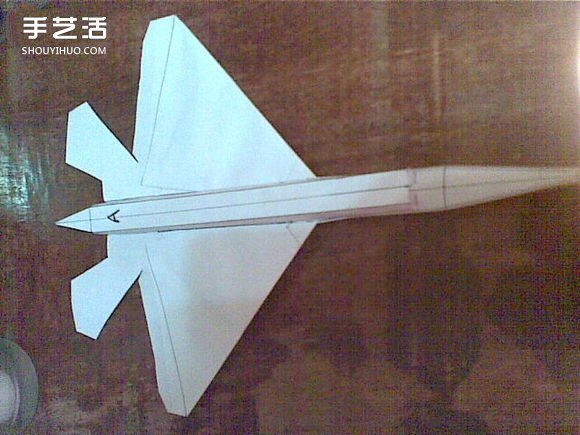 F-22战斗机折纸图解 手工制作F22战机模型教