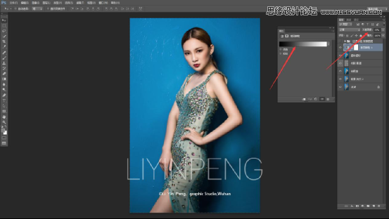 Photoshop调出室内人像照片唯美的时尚大片效果,PS教程,素材中国网